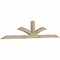 Ekena Millwork Richland Rough Sawn Timber Gable Bracket, Douglas Fir, 108"W x 22"H x 4"D x 4"F, 5/12 Pitch GBW108X22X0404RIC00RDF - alternate 5
